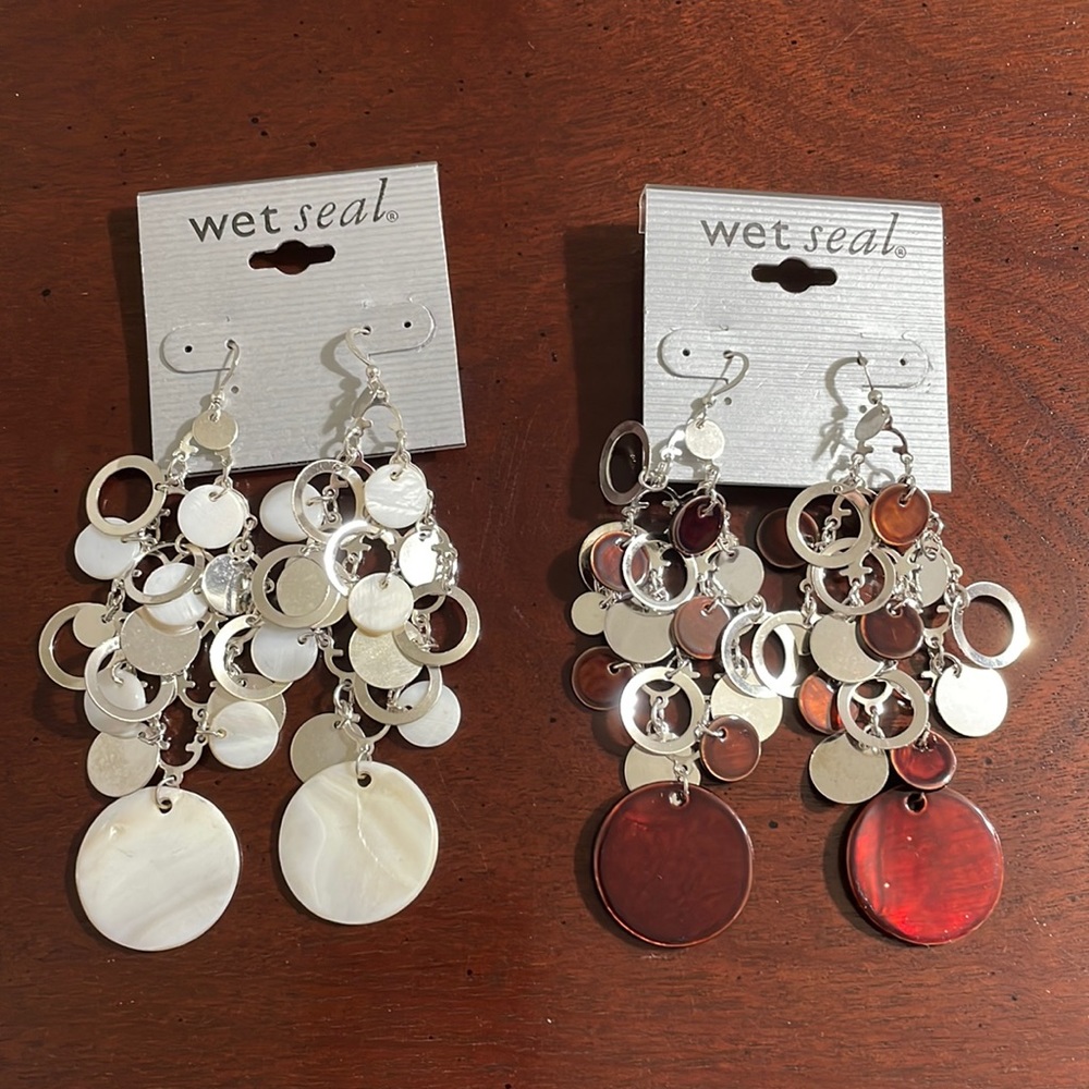 DANGLING EARRINGS 2 SETS